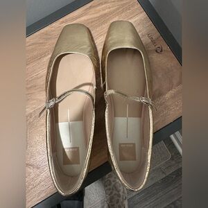 Dolce Vita Metallic Gold Loafers